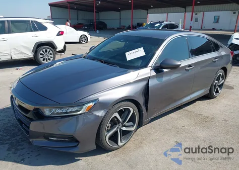 2019 Honda Accord Sport из США, поврежденный, VIN 1HGCV1F33KA098316